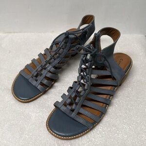 Comfortiva‎ Blue Blossom Leather Sandals Size 11